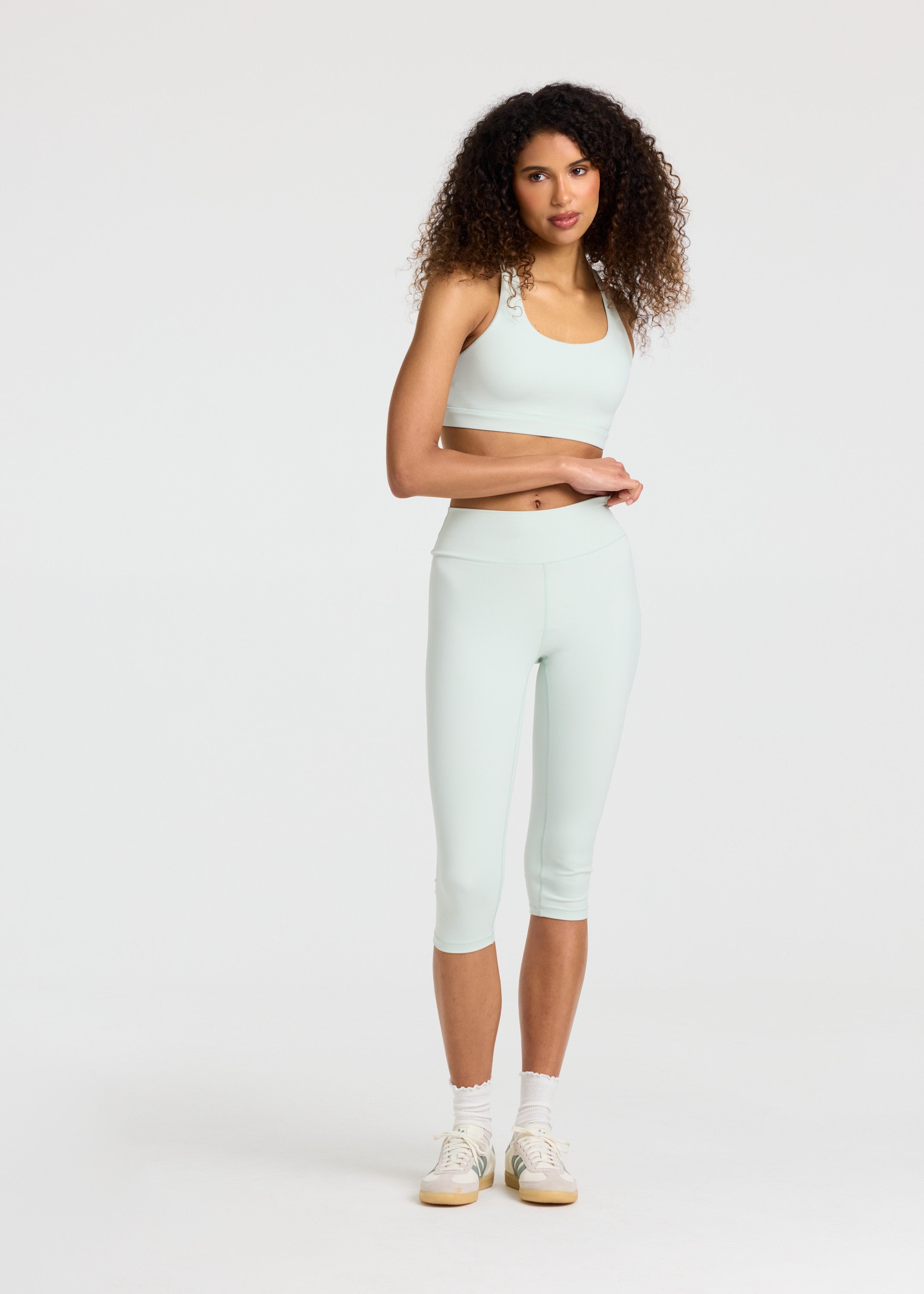 Cloudform® Crossback Sports Bra - Pistachio Green